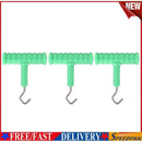 3pcs Fishing Knot Puller Hook Carp Rig Making Tool Fishing Tackle (Green)