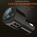 1*Wireless Bluetooth Car FM Transmitter Radio Player USB Y3I5 Charger Kit C6B4