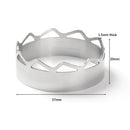 Camping Gas Stove Windscreen Stand Ring Energy Saving Heat Resistant Cover