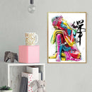 5D DIY Full Drill Diamond Painting Colorful Buddha Cross Stitch Embroidery