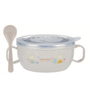 Creative Bowl Spoon Set Baby Feeding Bowl With handle Stainless steel