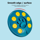 Pet Dog Rotating Feeding Food Bowls Cat Slow Eating Feeder Dish (Lake Blue)