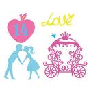 6pcs DIY Valentine's Day Cutting Dies Scrapbooking Embossing Metal Stencils
