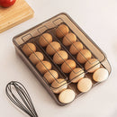 Household Egg Storage Box Drawer Fresh Refrigerator Egg Tray Holder (A) Newly
