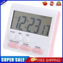 5pcs Multi-function Electric LCD Digital Kitchen Timer Alarm(Pink)