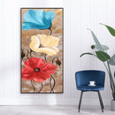 Paint By Numbers for Beginner Various Colors Poppies Painting Kit 40x80cm