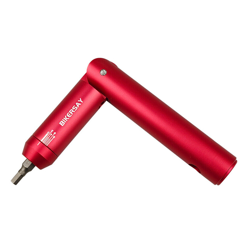 BIKERSAY 2-8Nm Adjustable Torque Wrench Bike Spanner Hand Tools Kit (Red)