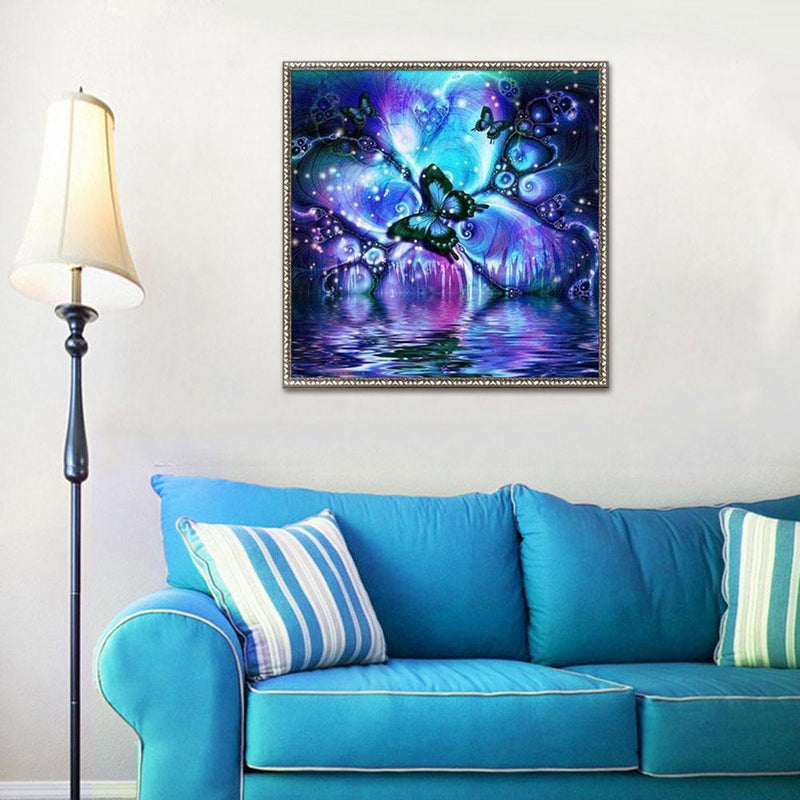 Butterfly Embroidery 5D DIY Full Drill Diamond Painting Cross Stitch Mosaic