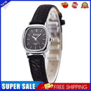 3pcs Luxury Watch Women Quartz Casual Thin Leather Strap Square Watch (5