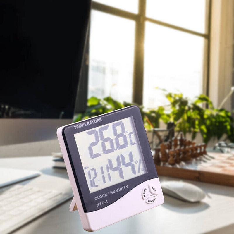 Digital Thermometer Hygrometer Home LCD Large Screen Electronic Thermometer