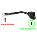 For Coolmoon Fan Controller Adapter Cable Small 4Pin/6Pin to 5V ARGB 3Pin Cord