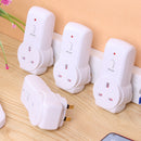 4pcs UK Plug Power Outlet Light Switch Socket+1pc Wireless Remote Control Newly