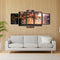 Tree Leaves Print Wall Oil Painting Polyester Wall Art Pictures Home Decoration
