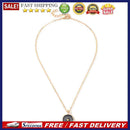 Simple Stars Moon Necklace for Women Girl Round Pendant Neck Chain Jewelry Gift