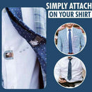 Invisible Stainless Steel Tie Fixed Tie Clip Necktie in Place Shirt Tie Clips