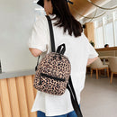 Women Retro Animal Pattern Printing Handbags Rucksack Casual Ladies Knapsacks