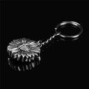 Fashion Flower Women Pendant Sunflower Keychain Car Keyring You Are My Sunshine