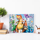 5D DIY Full Drill Diamond Painting Dinosaur Cross Stitch Craft Kits Home Decor