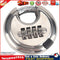 4 Digit Combination Discus Lock Keyless Stainless Steel Disc Padlock 70mm Newly