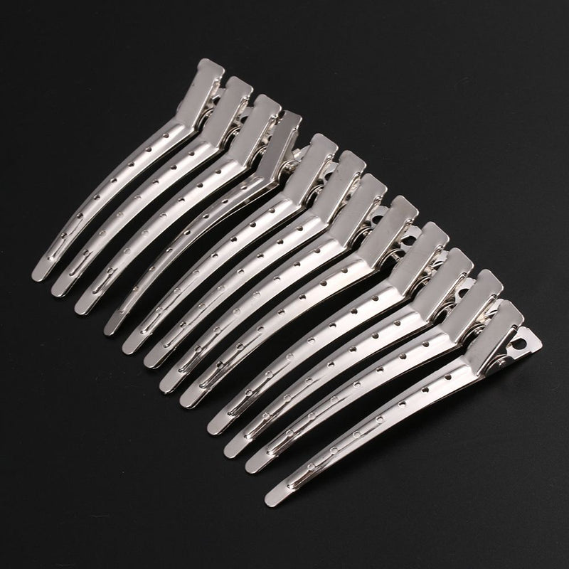Steel  Styling Sectioning Clamp Duck Mouth Fixed hair clip Hair Clip Wavy curls