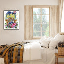 Partial Cross Stitch DIY 14CT Printed Warm Home Hand-made Wall Artwork Kits