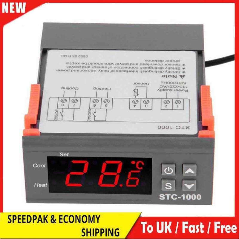 STC-1000 Electronic Digital Temperature Controller Thermostat (AC110-220V)