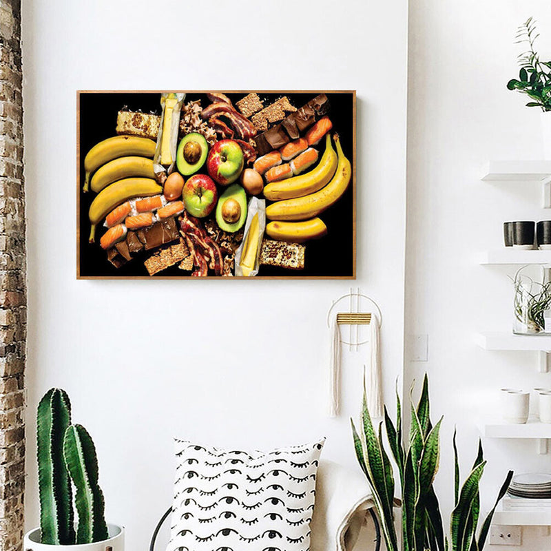 5D DIY Diamond Painting Full Round Drill Rhinestones Fruit ?Cross Stitch Pi