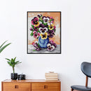 Full Cross Stitch 14CT Orchid Counted Embroidery DIY Home Decoration Kids Gifts