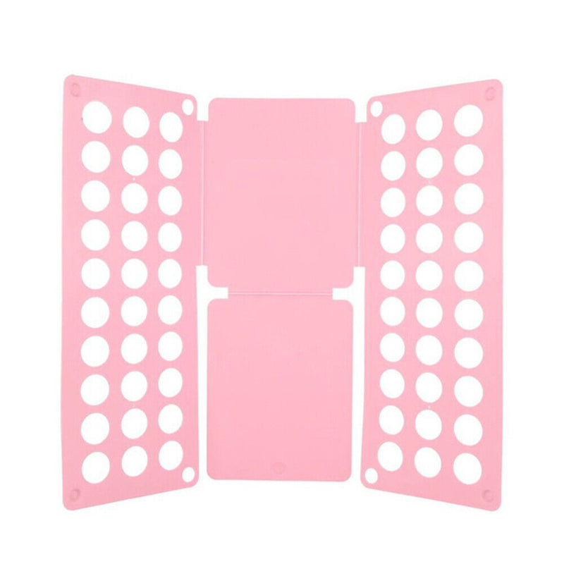 Laundry Folding Board Kids Adjustable Clothes Holder Organzier (Pink) Newly