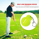 Golf Line Marker Ball Clip Golf Accessories Plastic for Men Women (Yellow) Newly