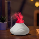 #A LED Night Lights Aroma Air Humidifier Simulation Flame 130ml for Bedroom Offi