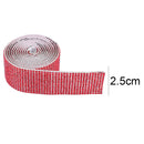 #A 1m Rhinestone Ribbon Tape Applicator Glitter Cake Wrap Wedding Decoration