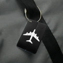 Aluminum Alloy Luggage Tag Portable Travel Luggage ID Cards Label Straps Holder