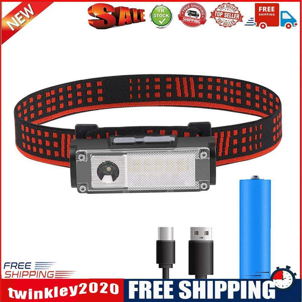 XPE LED Headlamp 4 Gears 400lm Waterproof Head Torch for Running Camping