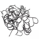 500pcs/Set No. 3-12 10 Types Black Nickel Hook Fishing Accessories
