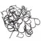 500pcs/Set No. 3-12 10 Types Black Nickel Hook Fishing Accessories