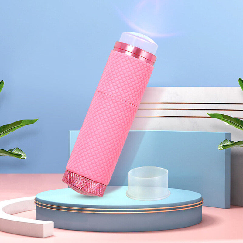 Mini UV 9 LED Light Nail Dryer Machine Flashlight Torch for Gel Nails Pink Newly