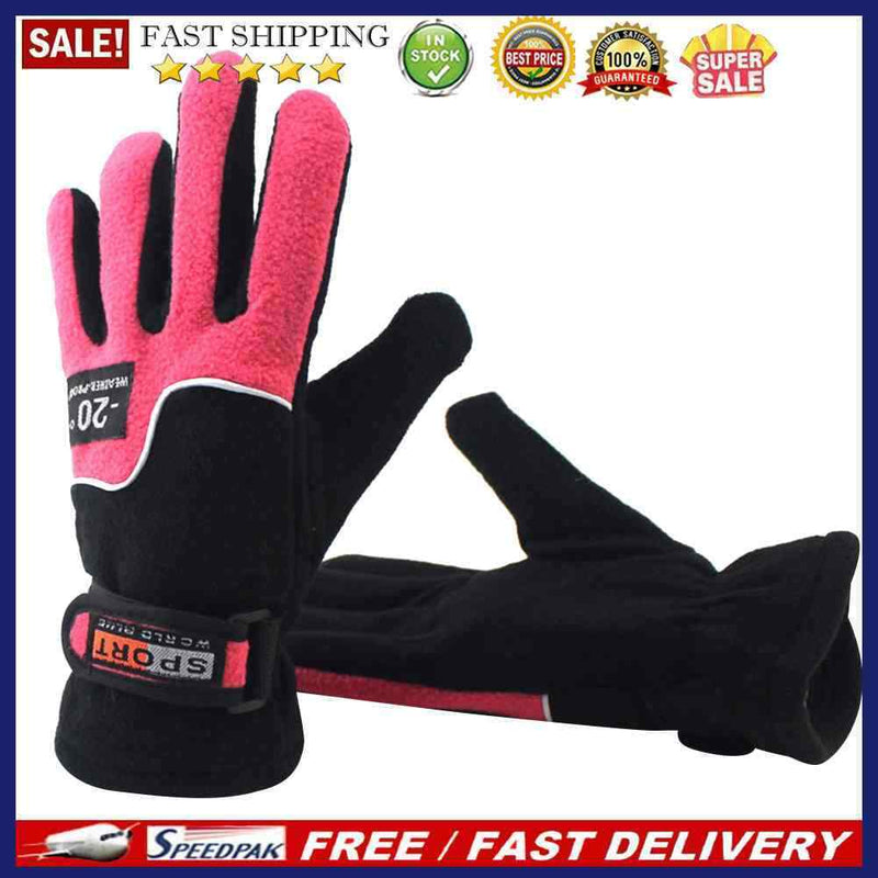 Anti-Freeze Windproof Winter Warmth Gloves Full Finger Gloves for Outdoor Spo