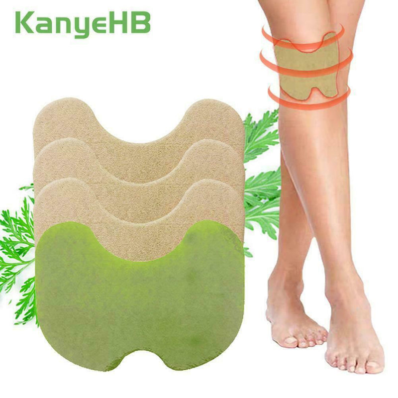 12Pcs/Pack Knee Pain Relief Patch Self-Heating Moxibustion Plaster 7C8A L2U9