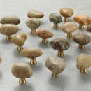 Furniture Hardware Cupboard Door Handle Drawer Pulls Stone Handles Drawer Knobs