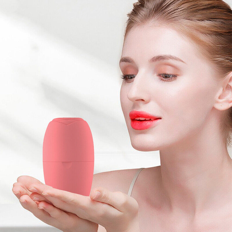 Silicone Ice Ball Face Massager Skin Care Lifting Contouring Tools (Red) Newly