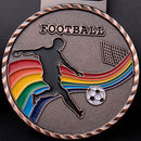 Football Game Medals Soccer Sport Winner Award Commemorative Medal (Copper)