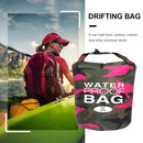 Waterproof Swimming Bag Camouflage Outdoor Camping Dry Sack (2L Rose Red) Newly