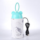 USB Travel Mug Milk Water Warmer Baby Nursing Bottle Thermostat Heater (C)