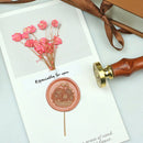 Flower Basket Retro Wax Seal Stamp Head Fire Paint for Wedding Card Making De