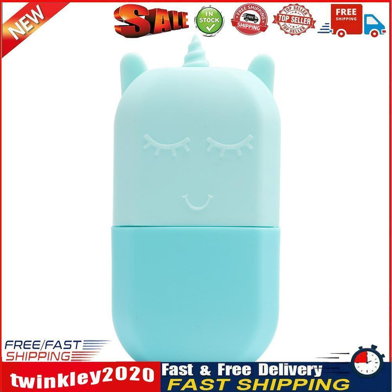 Skin Care Beauty Tool Silicone Ice Cube Massager Face Roller Mold (Blue) Newly