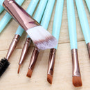 15pcs Eyeshadow Makup Brushes Tool Eye Powder Brush Set?Green Coffee? Newly