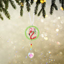 Bird Heart Prism Pendant Crystal DIY Rhinetone Painting Wall Hanging Wind Chi