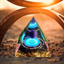 Orgonite Crystal Orgone Pyramid Reiki Energy Healing Chakra Yoga Meditation Gift
