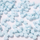 200pcs Blue Sealing Wax Single Color Blue Wax Beads Sealing Stamp Tablet Pill